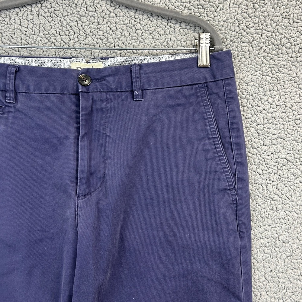 Perk Feel Good Pants Men's Navy Blue 34x32 Slim Fit Stretch Cotton Chinos - Picture 2 of 8